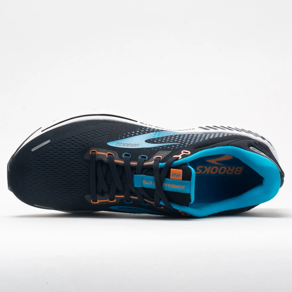Brooks Adrenaline GTS 22 Men's Black/Blue/Orange 3 Brooks Adrenaline GTS 22 Men's Black/Blue/Orange - Image 3