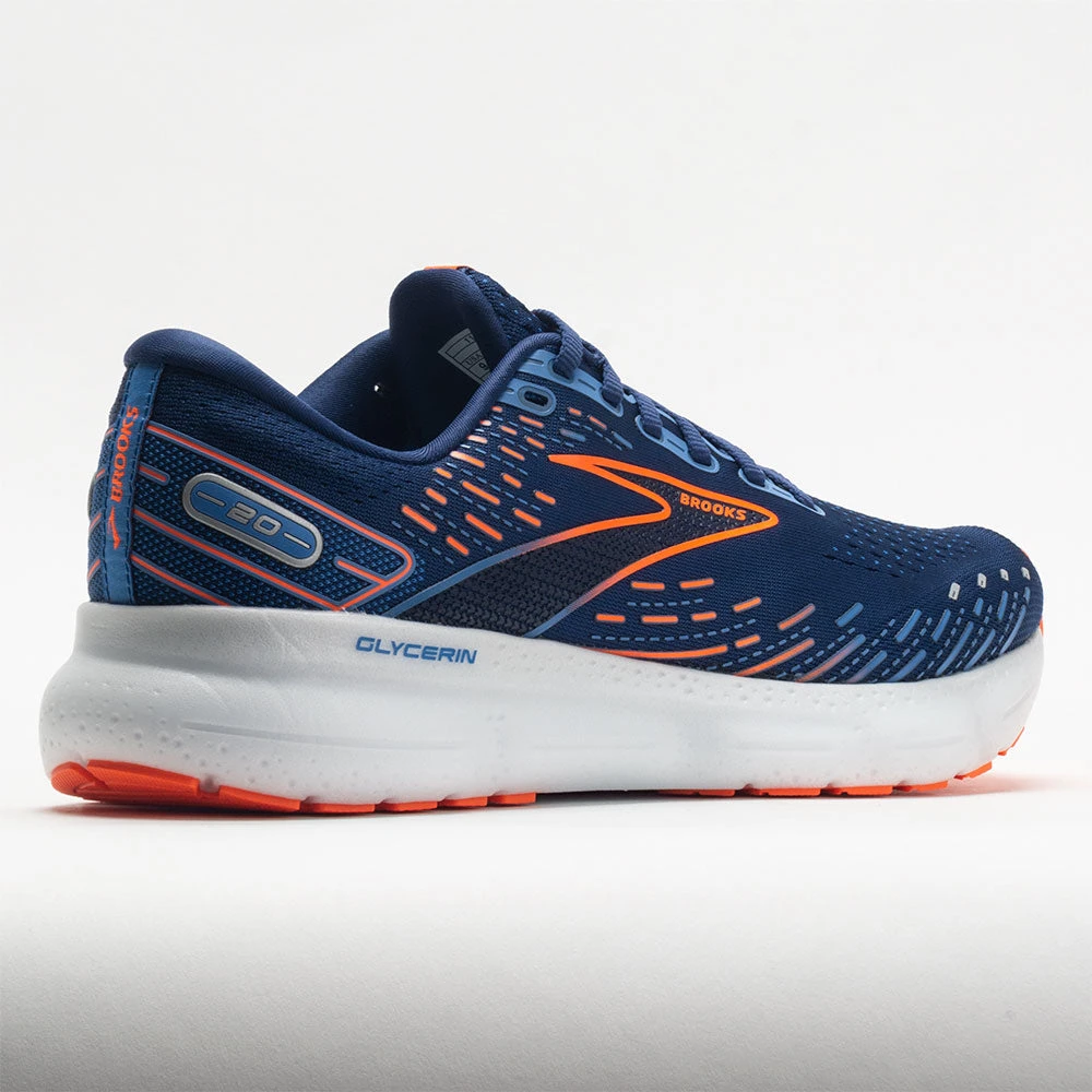 Brooks Glycerin 20 Men's Blue Depths/Orange 6 Brooks Glycerin 20 Men's Blue Depths/Orange - Image 6