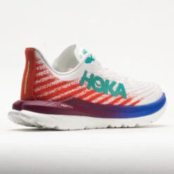HOKA Mach 5 Men's White/Flame -Cheap Sports Shoes Store 049256 6