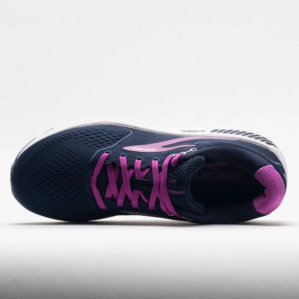 Brooks Ariel 2020 Women's Peacoat/Vivid Viola/White 3 Brooks Ariel 2020 Women's Peacoat/Vivid Viola/White - Image 3