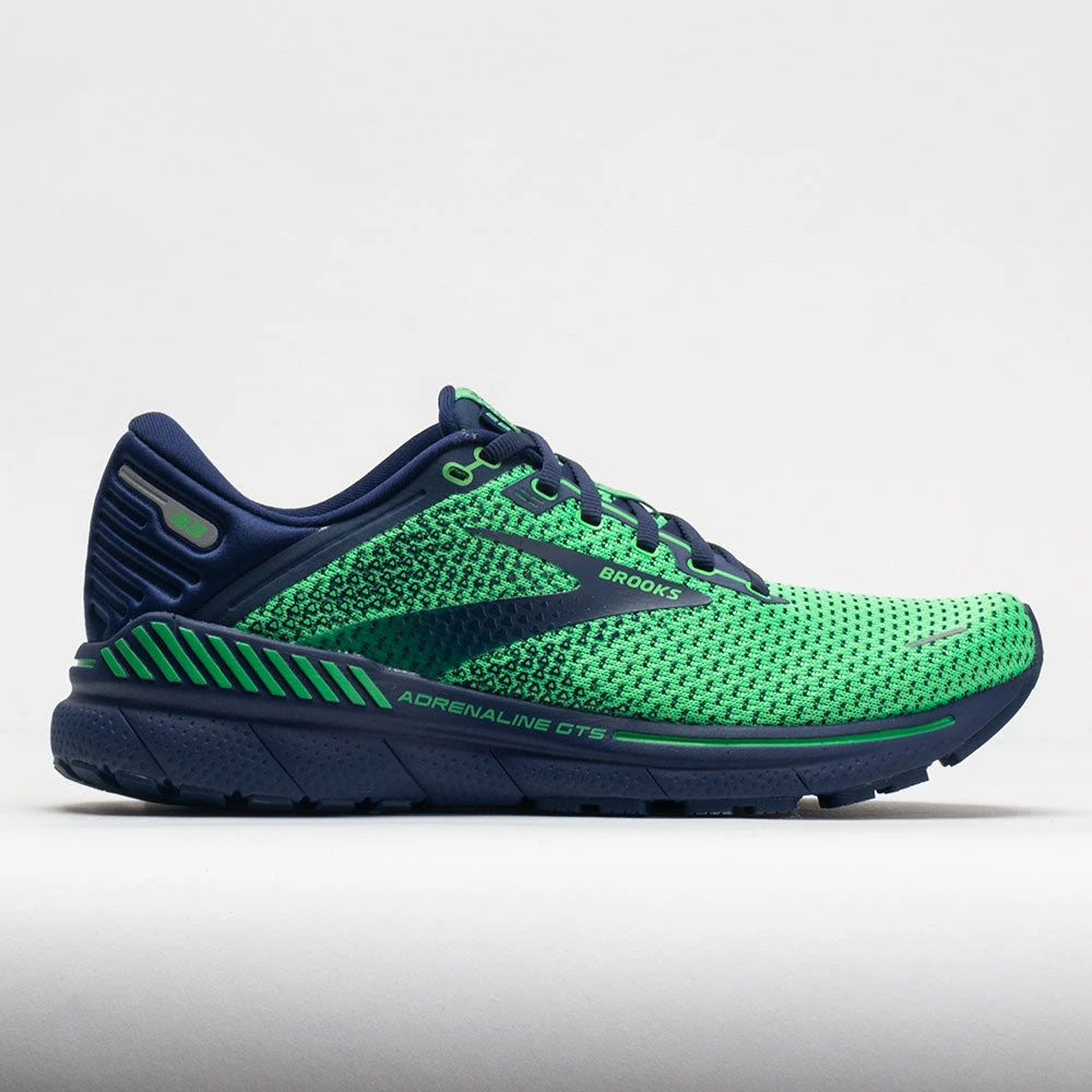 Brooks Adrenaline GTS 22 Men's Green/Navy 1 Brooks Adrenaline GTS 22 Men's Green/Navy