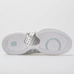 K-Swiss Hypercourt Supreme Women's Barely Blue/White/Blue Glow -Cheap Sports Shoes Store 115638 4