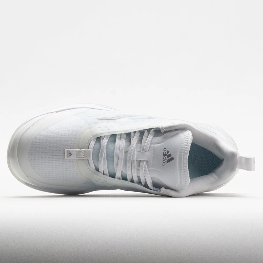 Adidas AvaCourt Women's White/White/Silver Metallic 3 Adidas AvaCourt Women's White/White/Silver Metallic - Image 3
