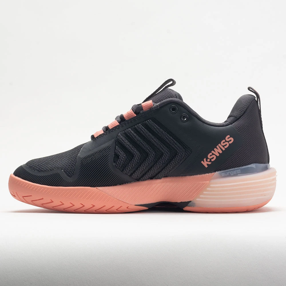 K-Swiss Ultrashot 3 Women's Asphalt/Peach Amber/White 2 K-Swiss Ultrashot 3 Women's Asphalt/Peach Amber/White - Image 2