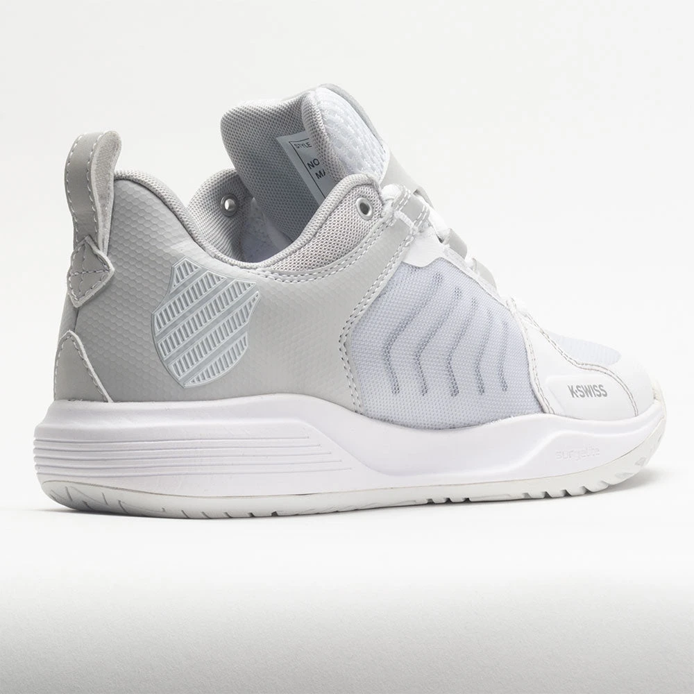 K-Swiss Ultrashot Team Women's White/Lunar Rock/Silver 6 K-Swiss Ultrashot Team Women's White/Lunar Rock/Silver - Image 6