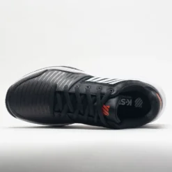 K-Swiss Court Express Men's Jet Black/White/Spicy Orange -Cheap Sports Shoes Store 116677 2