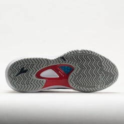 Diadora Blushield Fly 4+ Men's White/Blue Corsair/Fiery Red -Cheap Sports Shoes Store 117031 4