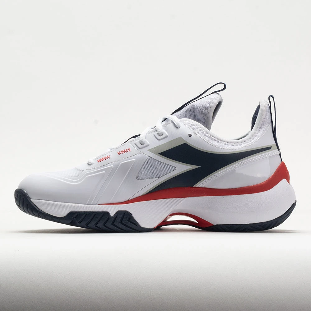 Diadora Finale AG Men's White/Blue Corsair/ Fiery Red 2 Diadora Finale AG Men's White/Blue Corsair/ Fiery Red - Image 2