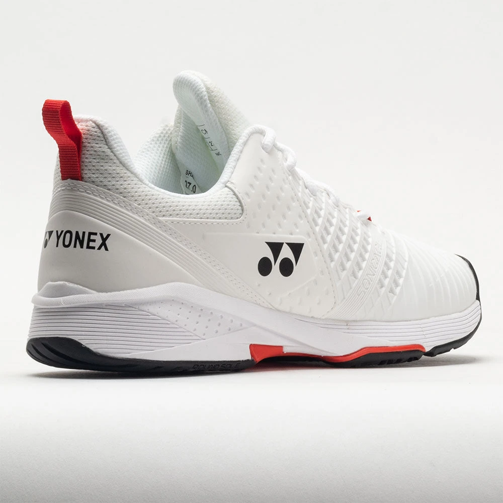 Yonex Power Cushion Sonicage 3 Men's White/Red 6 Yonex Power Cushion Sonicage 3 Men's White/Red - Image 6