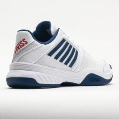 K-Swiss Court Express Men's White/Blue Opal/Lollipop -Cheap Sports Shoes Store 117132 6