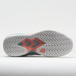 K-Swiss Ultrashot Team Women's Blanc De Blanc/Nile Blue/Desert Flower -Cheap Sports Shoes Store 117136 4