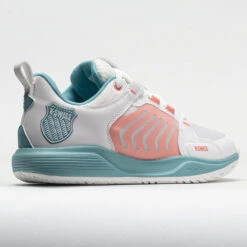 K-Swiss Ultrashot Team Women's Blanc De Blanc/Nile Blue/Desert Flower -Cheap Sports Shoes Store 117136 6