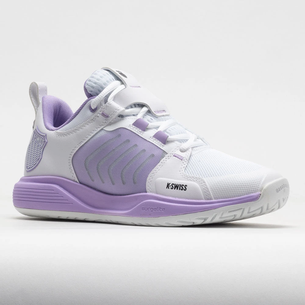 K-Swiss Ultrashot Team Women's White/Purple Rose/Moonless Night 5 K-Swiss Ultrashot Team Women's White/Purple Rose/Moonless Night - Image 5