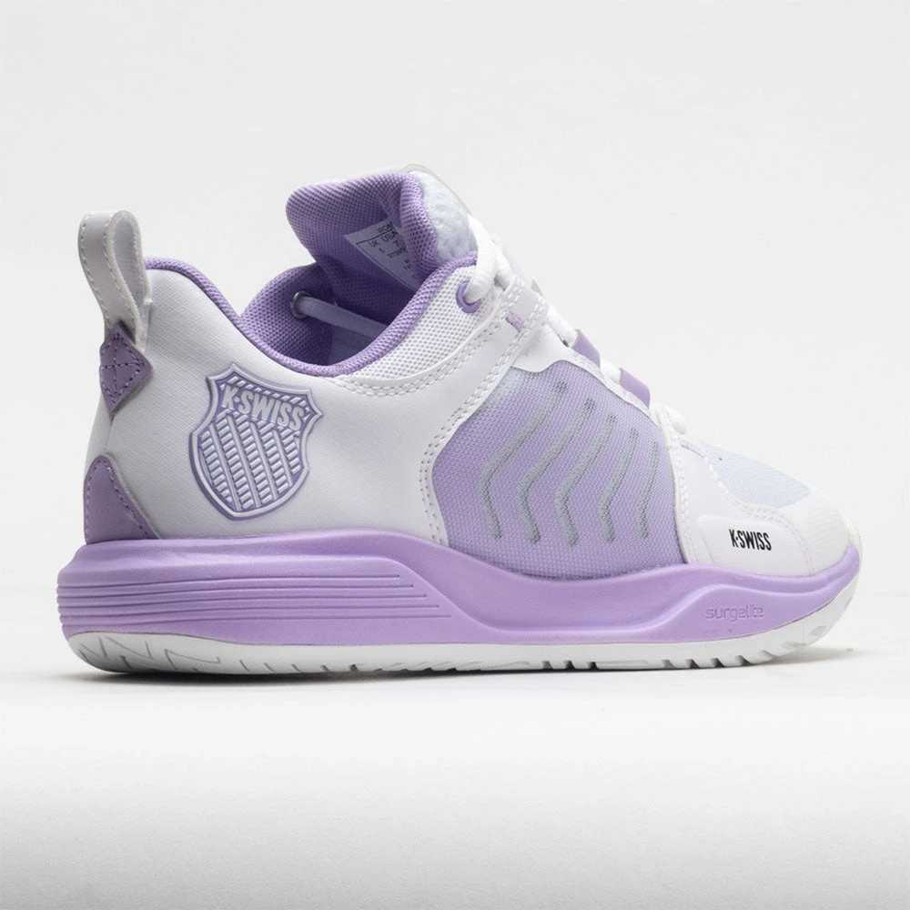 K-Swiss Ultrashot Team Women's White/Purple Rose/Moonless Night 6 K-Swiss Ultrashot Team Women's White/Purple Rose/Moonless Night - Image 6