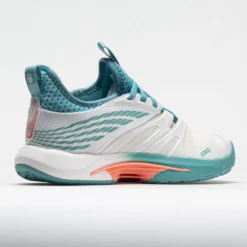 K-Swiss Speedtrac Women's Blanc De Blanc/Nile BLue/Desert Flower -Cheap Sports Shoes Store 117149 6