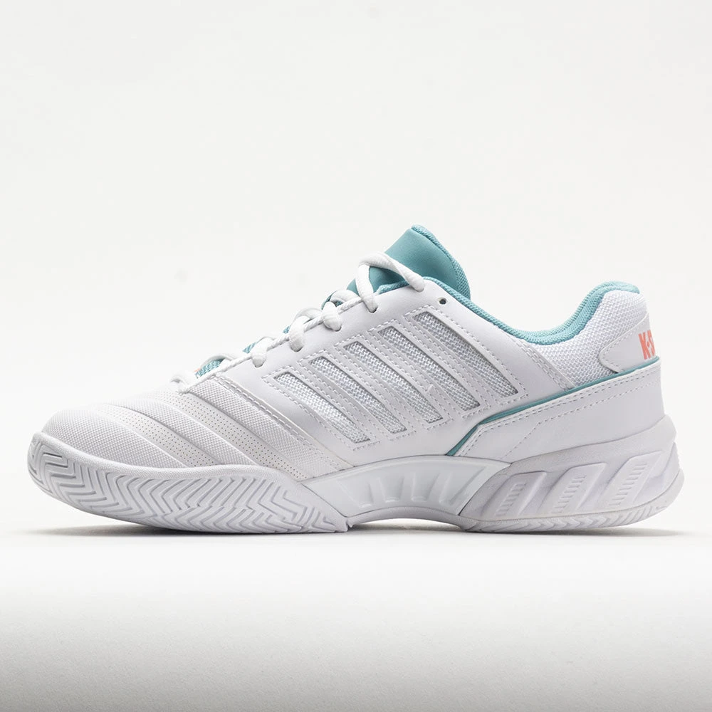 K-Swiss Bigshot Light 4 Women's White/Nile Blue/Desert Flower 2 K-Swiss Bigshot Light 4 Women's White/Nile Blue/Desert Flower - Image 2