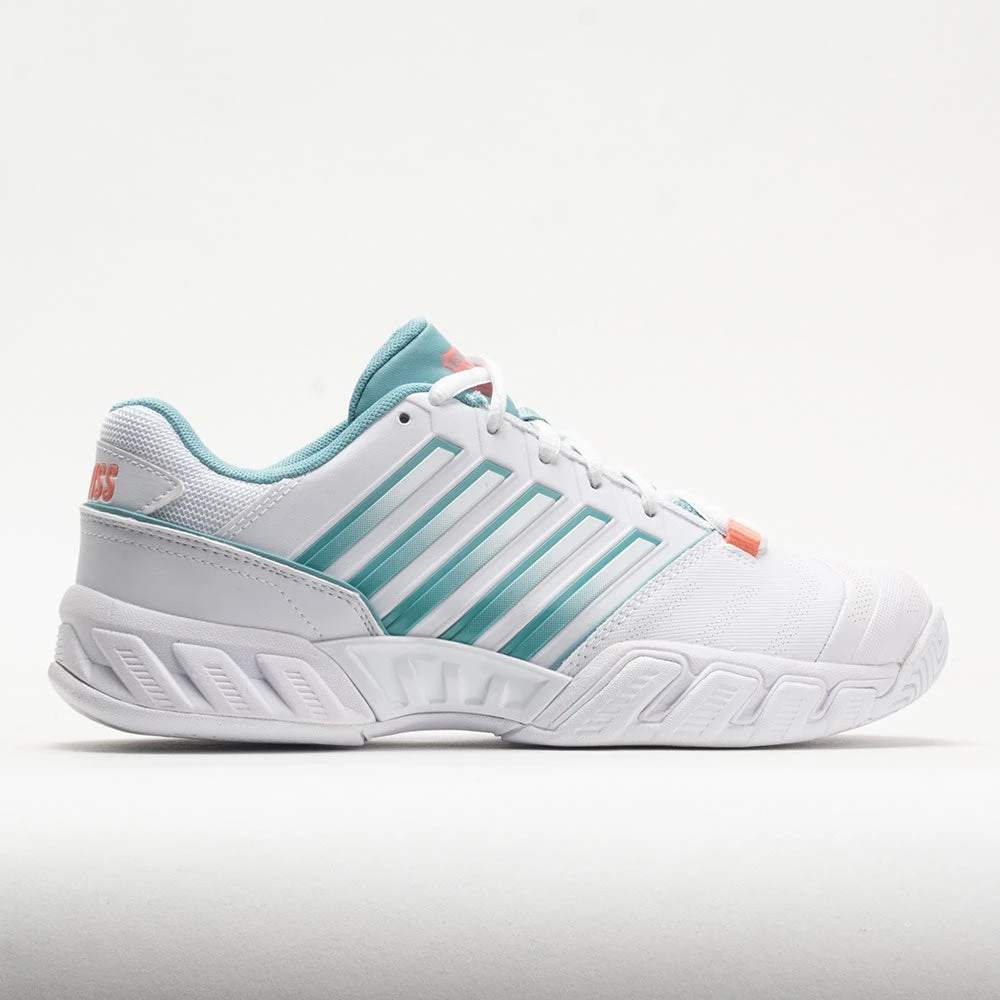 K-Swiss Bigshot Light 4 Women's White/Nile Blue/Desert Flower 1 K-Swiss Bigshot Light 4 Women's White/Nile Blue/Desert Flower