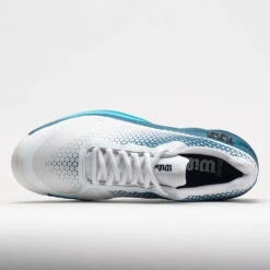 Wilson Rush Pro 4.0 Clay Men's White/Blue Coral/Blue Atoll -Cheap Sports Shoes Store 117516 2