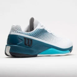 Wilson Rush Pro 4.0 Clay Men's White/Blue Coral/Blue Atoll -Cheap Sports Shoes Store 117516 6