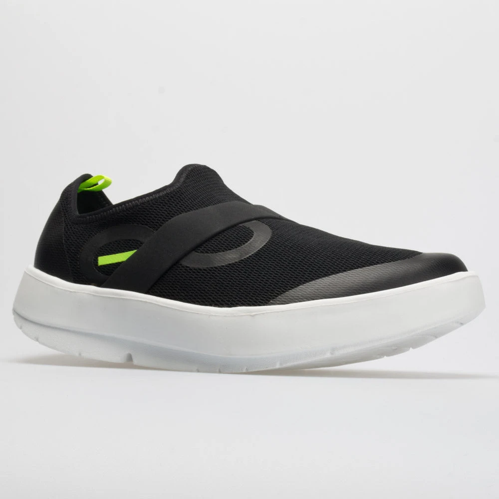 OOFOS OOmg Low Men's Black/White 6 OOFOS OOmg Low Men's Black/White - Image 6