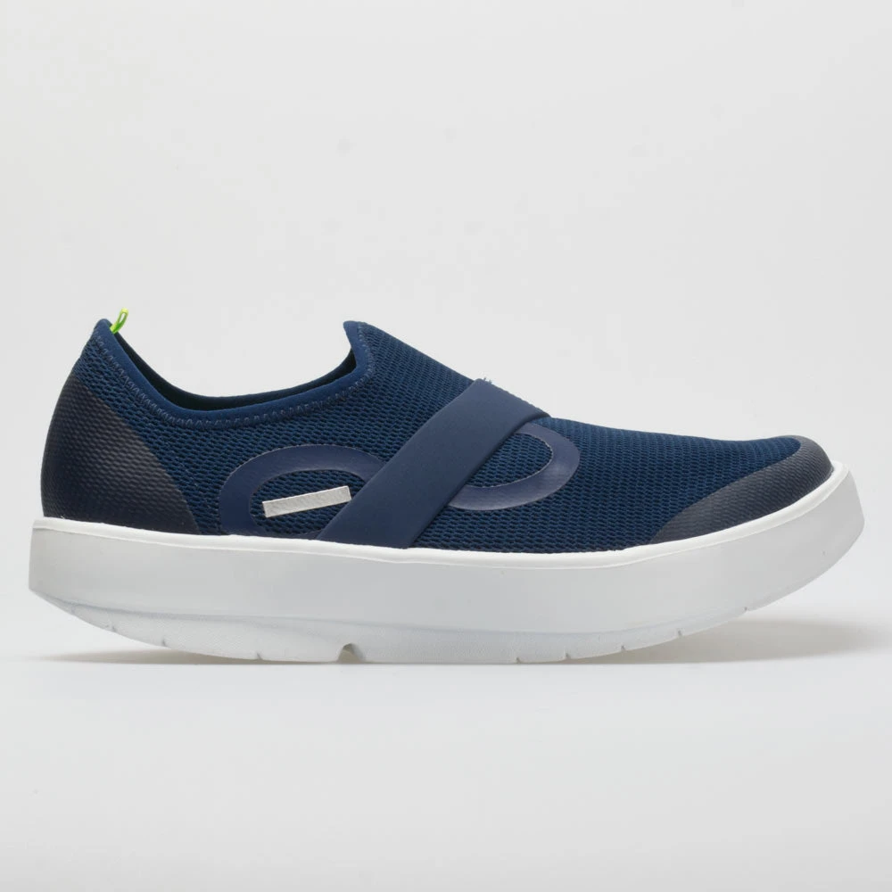 OOFOS OOmg Low Men's White/Navy 1 OOFOS OOmg Low Men's White/Navy